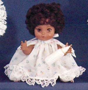 Effanbee - Tiny Tubber - Baby Classics - Dress - African American - Doll